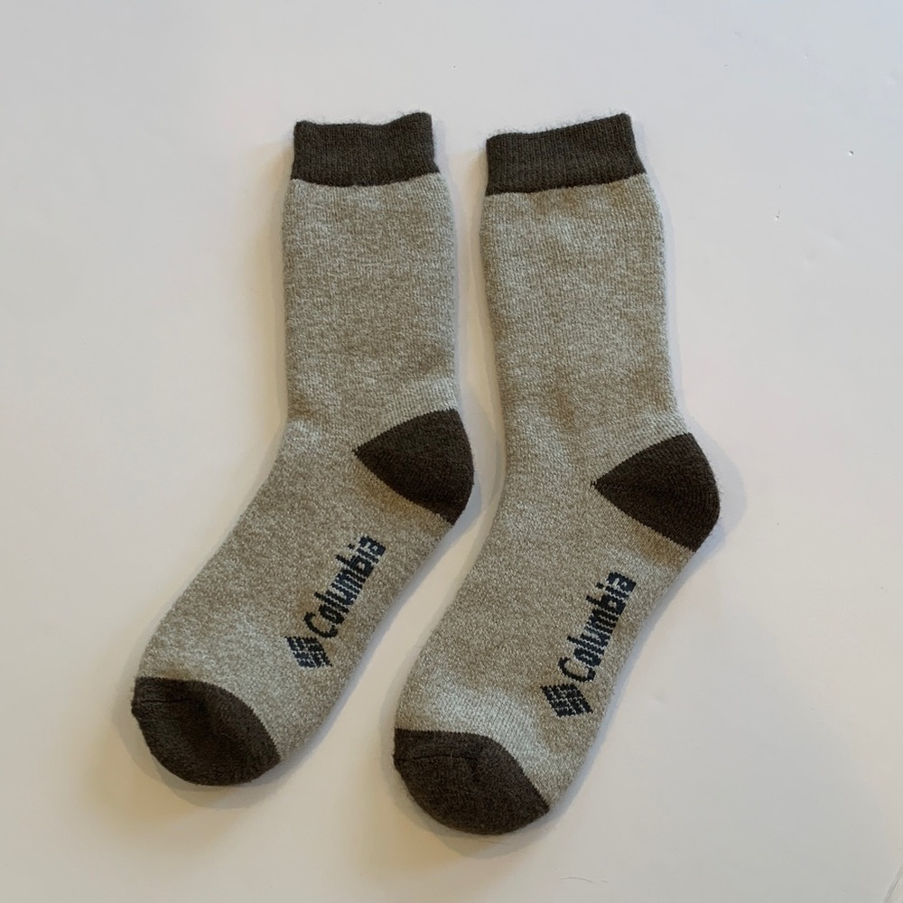 Columbia Men's Tan and Brown Boot Socks